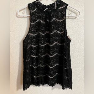 Black Lace Sleeveless